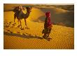 Camel Driver, Thar Desert, Rajasthan, India by Peter Adams Limited Edition Pricing Art Print