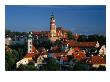 Castle, White Tower And St. Jost Church, Cesky Krumlov, Czech Republic by Witold Skrypczak Limited Edition Print