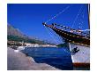 Traditional Schooner In Markarska Harbour, Makarska, Split-Dalmatia, Croatia by Jan Stromme Limited Edition Print