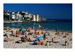 Sunbathers At North Bondi On A Summer Afternoon, Sydney, New South Wales, Australia by Ross Barnett Limited Edition Pricing Art Print