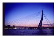 Erasmus Bridge, Erasmusbrug, Rotterdam by Barry Winiker Limited Edition Print