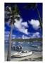 Boat On Cruz Bay, St. John by Walter Bibikow Limited Edition Print