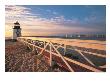 Lighthouse At Sunrise, Nantucket, Ma by Walter Bibikow Limited Edition Print