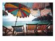 Umbrellas And Chairs On Beach, Thailand by Jacob Halaska Limited Edition Print