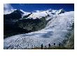 Schlaten Glacier On Grossvenediger Mountain Seen From Alte Prager Hut, Hohe Tauren Nat. Park Austri by Witold Skrypczak Limited Edition Print