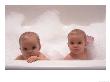 Twin Babies Taking A Bath Together by Kevin Leigh Limited Edition Pricing Art Print