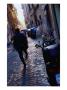 Man Walking Down Street Of Trastevere Rome, Italy by Glenn Beanland Limited Edition Print