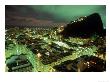 Copacabana And Ipanema Districts At Night, Brazil by Jeff Greenberg Limited Edition Print