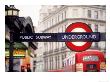 Public Subway Sign, London, England by Kindra Clineff Limited Edition Print
