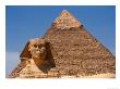Pyramid And Sphinx, Giza, Egypt by Jacob Halaska Limited Edition Print