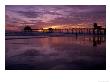 Pier At Sunset, Huntington Beach, Ca by Michele Burgess Limited Edition Print