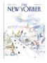 The New Yorker Cover - September 7, 1992 by Saul Steinberg Limited Edition Print