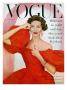 Vogue Cover - November 1956 by Richard Rutledge Limited Edition Print