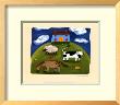 Blue Farmhouse by Sophie Harding Limited Edition Print