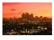 Aerial View Of Los Angeles At Night, Ca by Ted Wilcox Limited Edition Print