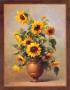 Sunflowers In Bronze Ii by Welby Limited Edition Print