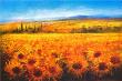Golden Sunflowers by Ken Hildrew Limited Edition Pricing Art Print