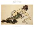 Reclining Woman With Green Stockings, 1917 by Egon Schiele Limited Edition Pricing Art Print