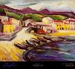 Corsican Fishing Village by Charles Camoin Limited Edition Print