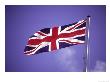 British Flag Flying On A Pole by Francie Manning Limited Edition Print