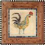 Mosaic Rooster Iii by Katharine Gracey Limited Edition Print