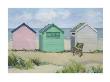 Beach Huts by Jane Hewlett Limited Edition Pricing Art Print