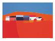 Paysage Orange by Veronique La Roque Limited Edition Print