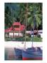Colorful Sailboats At Harbor, Seychelles by Nik Wheeler Limited Edition Pricing Art Print