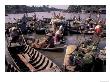 Floating Market On Mekong River, Mekong Delta, Vietnam by Keren Su Limited Edition Print