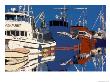 Fishing Boats Docked At Fishermen's Terminal, Seattle, Washington, Usa by Jamie & Judy Wild Limited Edition Print