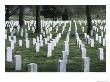 Rows Of Tombstones Line The Fields Of Arlington National Cemetery by Raymond Gehman Limited Edition Print