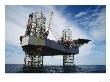 An Oil And Gas Drilling Platform In The North Atlantic Off The Coast Of Sable Island by Eightfish Limited Edition Print