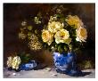 Yellow Roses With Porcelain by Hope Reis Limited Edition Print