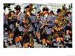 Male Marching Band In Traditional Costume During Oktoberfest, Munich, Germany by Krzysztof Dydynski Limited Edition Print