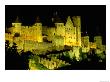 Chateau Comtal And Medieval Walled City At Night Above New Town, Carcassonne, France by Dallas Stribley Limited Edition Print