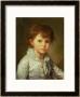 Portrait Of Count Stroganov As A Child, 1778 by Jean-Baptiste Greuze Limited Edition Pricing Art Print