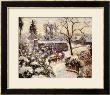 Snow At Montfoucault, 1891 by Camille Pissarro Limited Edition Print
