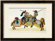 Two Knights At A Tournament, Plate From A History Of The Development And Customs Of Chivalry by Friedrich Martin Von Reibisch Limited Edition Pricing Art Print