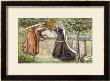 Arthur's Tomb: Sir Launcelot Parting From Guenevere, 1854 by Dante Gabriel Rossetti Limited Edition Print