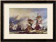 The Battle Of Texel, 21St August 1673 by Louis Eugene Gabriel Isabey Limited Edition Print