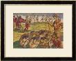 Capture Of The Aztecs By The Spanish Colonists, Book Illustration, Circa 1550 by Theodor De Bry Limited Edition Print