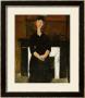 Woman Sat By A Fireplace, 1915 by Amedeo Modigliani Limited Edition Print