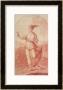 A Young Woman Walking Bare-Footed In A Landscape by Giovanni Battista Cipriani Limited Edition Print