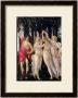 Primavera: Detail Of The Three Graces And Mercury by Sandro Botticelli Limited Edition Print