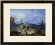 Landscape With Two Windmills, 1612 by Jan Brueghel The Elder Limited Edition Print