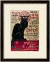 Poster Advertising An Exhibition Of The Collection Du Chat Noir Cabaret At The Hotel Drouot, Paris by Thã©Ophile Alexandre Steinlen Limited Edition Print