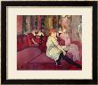 In The Salon At The Rue Des Moulins, 1894 by Henri De Toulouse-Lautrec Limited Edition Print