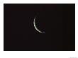 Sliver Of The Moon During The New Moon Phase In Dark Black Sky by Tim Laman Limited Edition Pricing Art Print