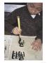Boy Writing Chinese Calligraphy, Shanghai, China by Keren Su Limited Edition Print