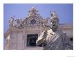 Statues And Architectural Details Of St. Peter's Basilica, The Vatican, Rome, Italy by Stuart Westmoreland Limited Edition Pricing Art Print